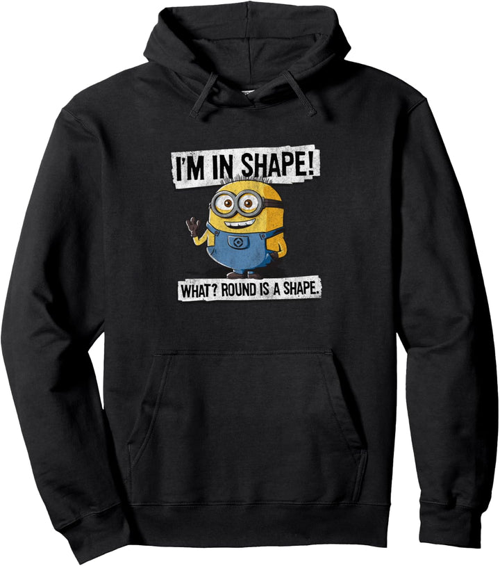 Despicable Me Minions Jerry In Shape Round Is A Shape Pullover Hoodie