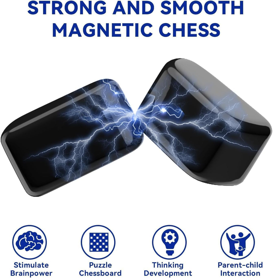 Magnetspiel, 40 Stück Magnet Spiel, Magnetisches Schachspiel,Magnet Schach, Schachspiel Magnetisch,