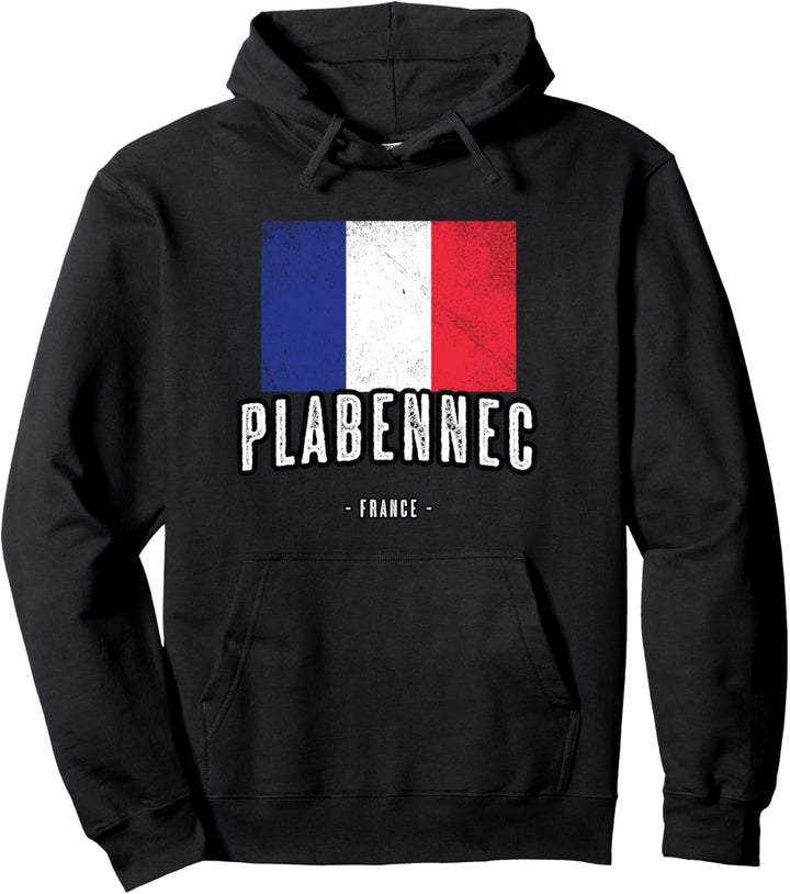 Stadt PLABENNEC - Frankreich | FR Flagge, Drapeau Français - Pullover Hoodie