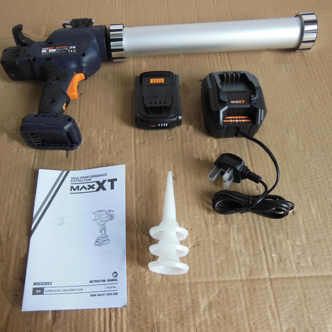 MAXXT Kabellose Wurstspritze - 2,0AH Akku inklusive, Anti-Tropf-Design, für 300-600ml Wurstpackungen