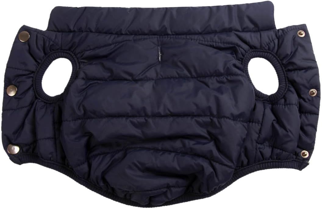 Mit Fleece gefütterte Hundejacke mit 2 Schichten von JoyDaog, sehr warm für den Winter und kaltes We