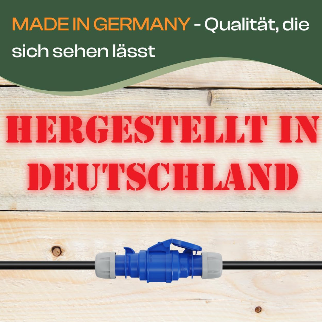 CEE Verlängerungskabel Camping Campingkabel Caravan Boot Gummi H07RN-F 3x2,5 mm² IP44 Aussen 230V 16