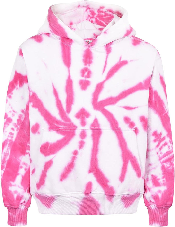 A2Z 4 Kids Mädchen Jungen Einfarbig Sweatshirt Batik Pullover Shirt Vlies Kapuzenpulli PE Schule War