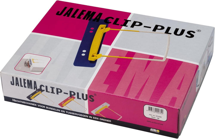 JalemaClip-Plus, Jalema 5712525, Archivbinder für bündelung von Dokumenten mit Aufhängeleiste für Ri