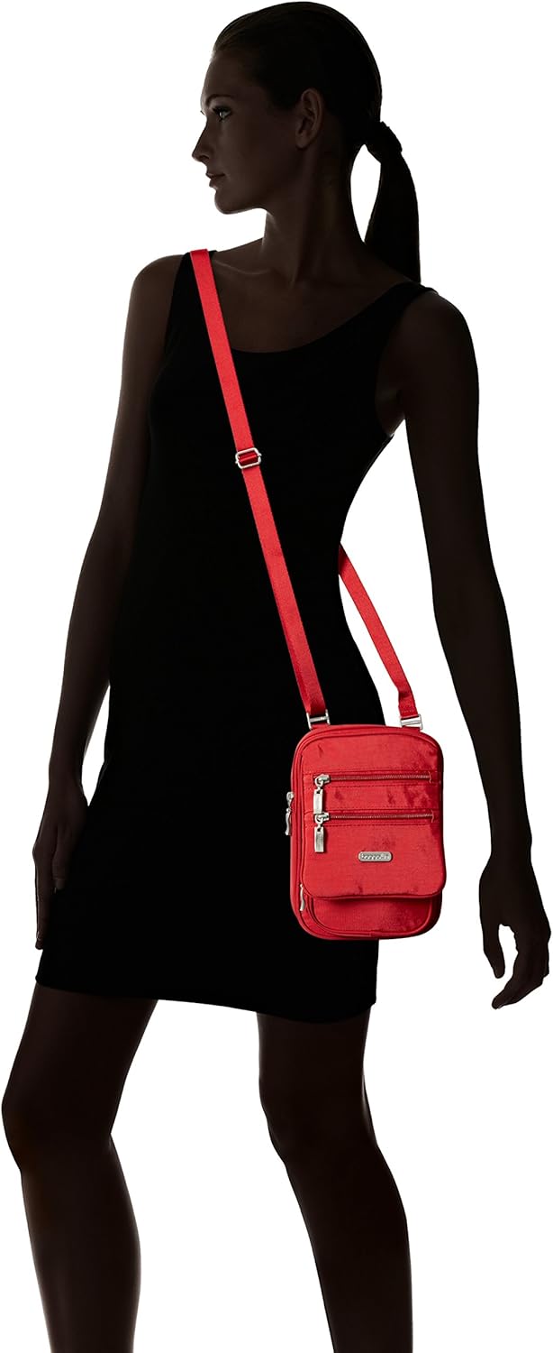 Baggallini RFID Journey Crossbody Apfel, Apfel