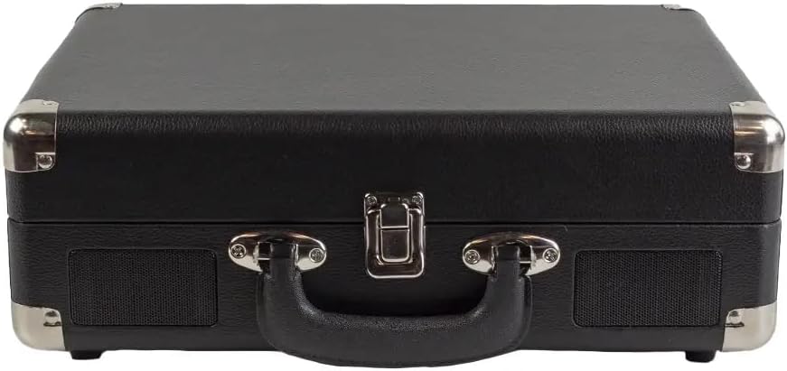 PRIXTON - VC400 Vintage-Vinyl-Plattenspieler | Vinyl-Player & Konverter über Bluetooth & USB | 2 ein