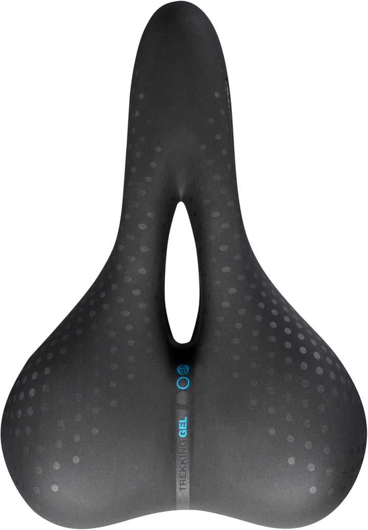 Selle San Marco Unisex – Erwachsene Bioaktive Trekking Open Fit Gel Sättel L black suede, L black su