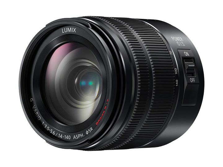 Panasonic H-FSA14140E Superzoom Objektiv LUMIX G (14-140mm (KB), Staubschutz, Spritzwasserschutz, F3