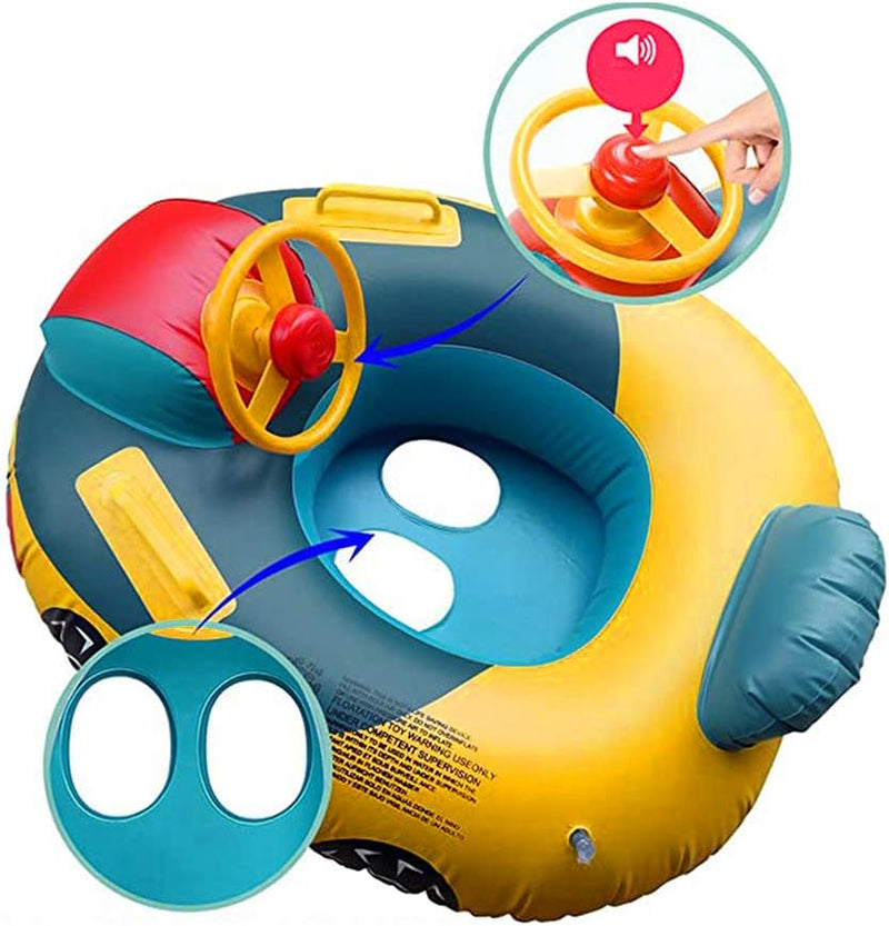 Baby Schwimmring, Kleinkinder Schwimmsitz, Automobil Schwimmring, Baby Schwimmhilfe mit Lenkrad-Grif