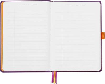 Rhodia 118579C Notizheft Goalbook (DIN A5, 14,8 x 21 cm, Dot, praktisch und trendige, mit festem Dec