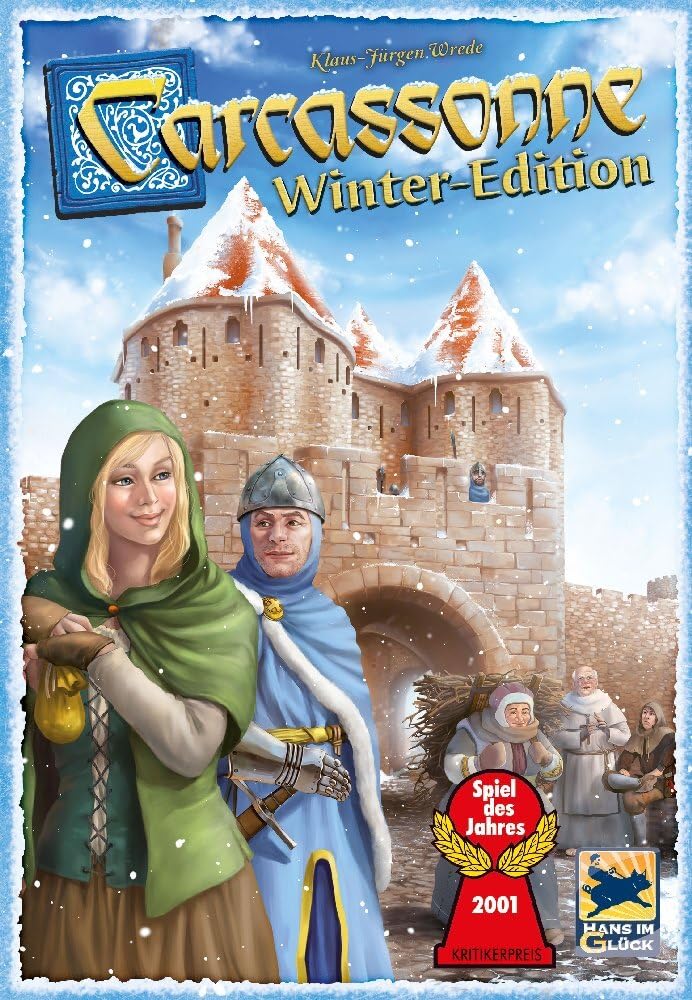 Hans im Glück | Carcassonne Winter-Edition | Familienspiel | Brettspiel | 2-5 Spieler | Ab 7+ Jahren