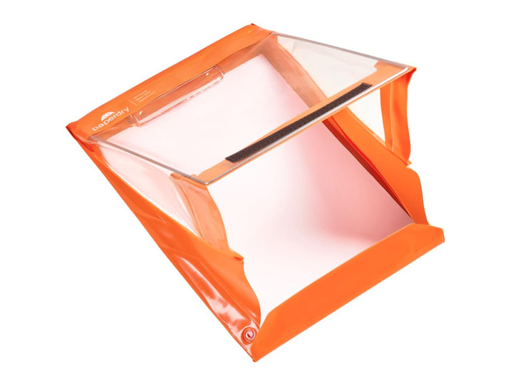 Orange Wasserfestes Klemmbrett A4 Hochformat, hochwertiges PVC, 18 Monate Garantie, Klemmbrett mit D