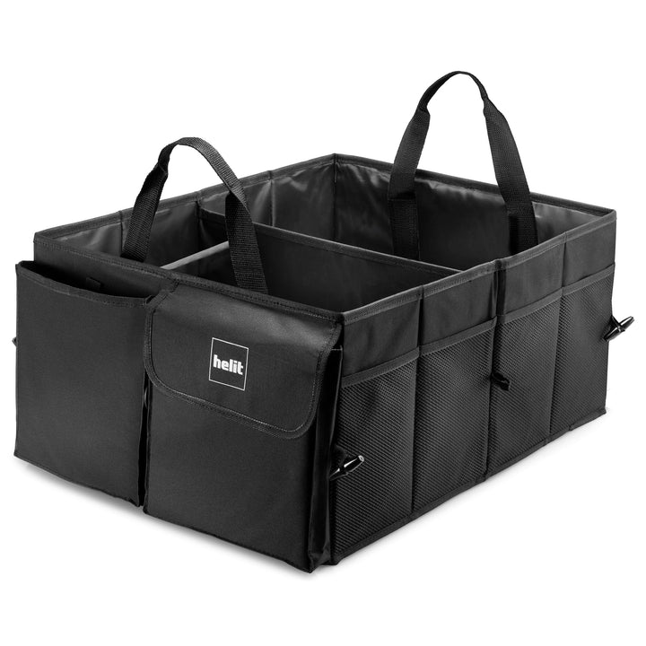 helit H6140095 - Kofferraum Organizer, the car organizer, schwarz, faltbare Kofferraumtasche Auto, r