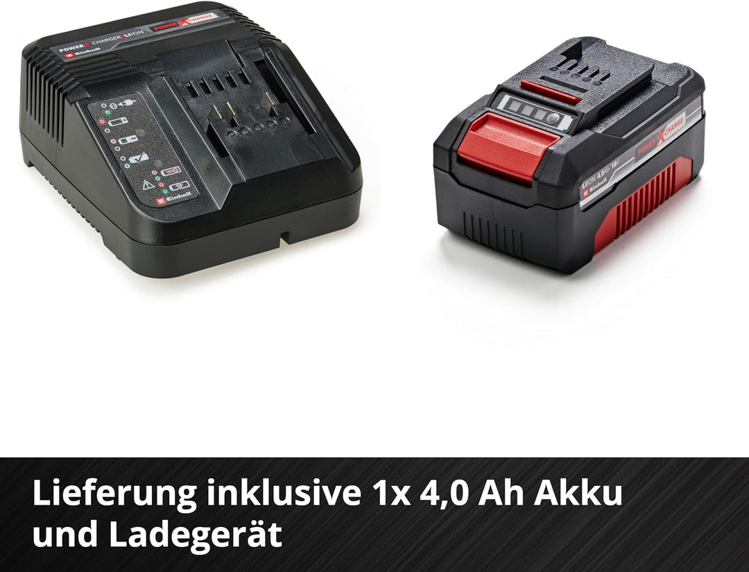 Einhell Akku-Rasenmäher GE-CM 18/33 Li Kit Power X-Change (18 V, 33 cm Schnittbreite, bis 200 m², Br