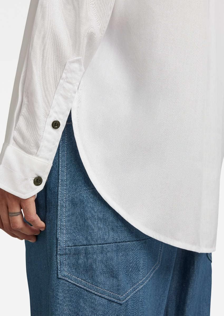 G-STAR RAW Damen Dress Hemd Shirts XS Weiss (White D22917-d297-110), XS Weiss (White D22917-d297-110