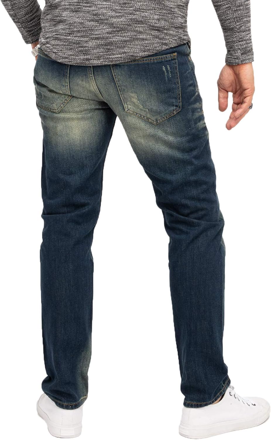 Indumentum Jeans Herren Regular Fit Hose 29W / 30L Dunkelblau - Ir502, 29W / 30L Dunkelblau - Ir502