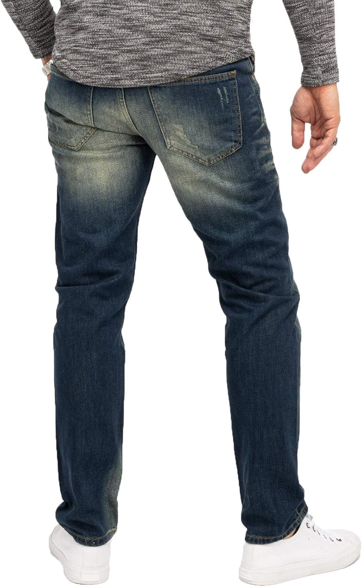 Indumentum Jeans Herren Regular Fit Hose 29W / 30L Dunkelblau - Ir502, 29W / 30L Dunkelblau - Ir502