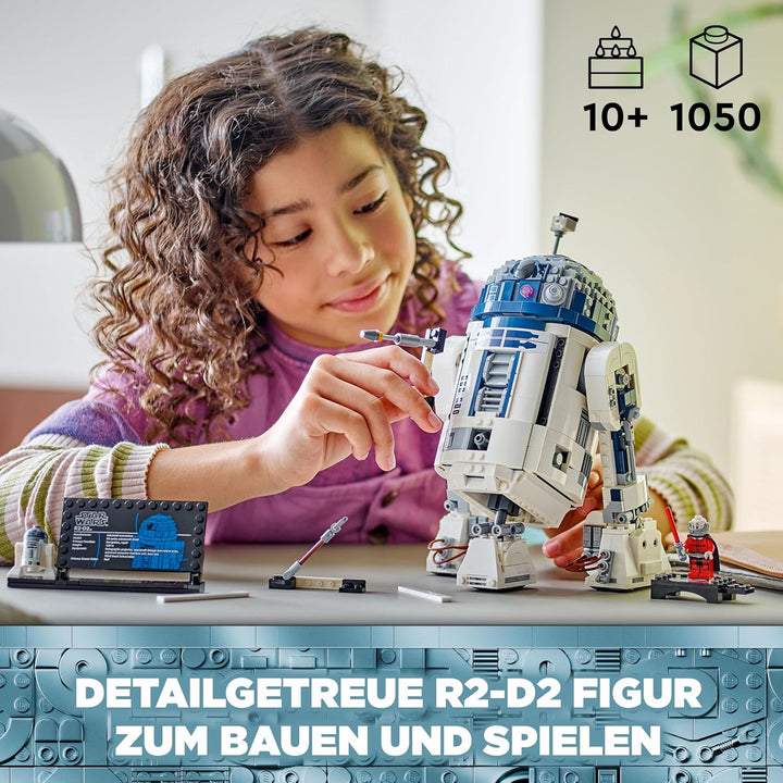 Lego Star Wars R2-D2, Modell-Set für Kinder, Jungen & Mädchen, baubare Spielzeug-Droidenfigur mit 25