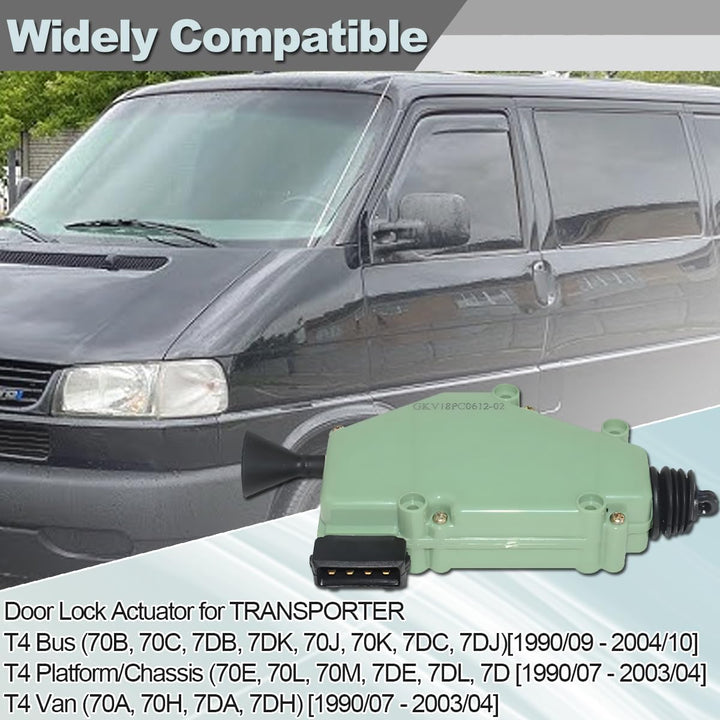 ZAMDOE 7D0959781A Stellmotor Zentralverriegelung für TRANSPORTER T3 T4 70E 70L 70M 7DE 7DL 7D 70A 70