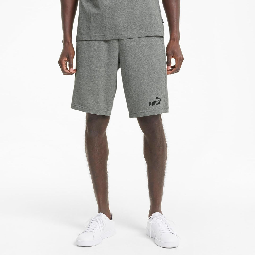PUMA Herren Shorts, , S Medium Gray Heather, S Medium Gray Heather