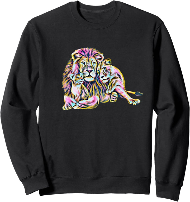 Löwen Motiv Löwe Sweatshirt