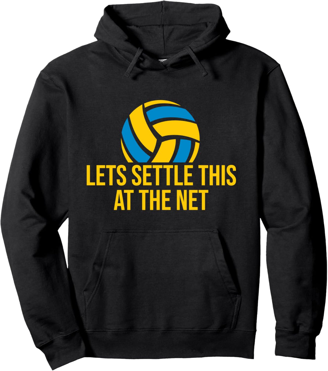 Volleyballer Lass Uns Das Am Netz Regeln - Volleyball Pullover Hoodie