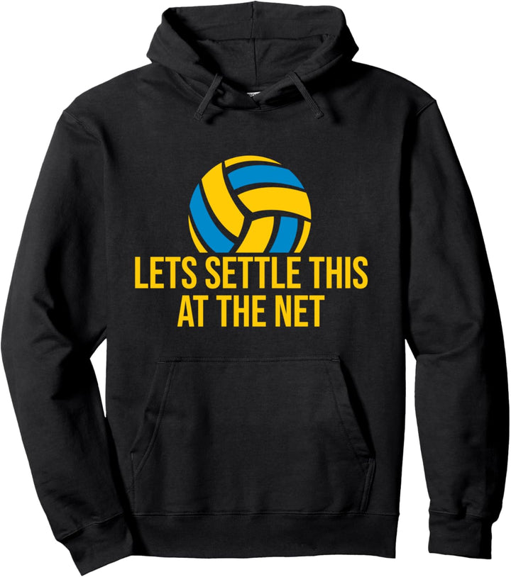 Volleyballer Lass Uns Das Am Netz Regeln - Volleyball Pullover Hoodie