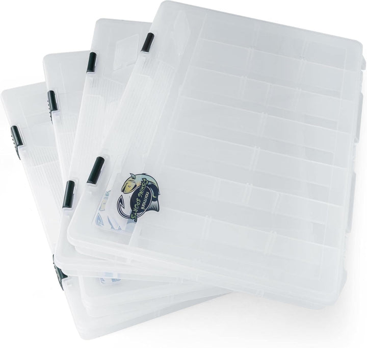normani XXL Angelbox Angelkasten Angeltasche Angelgerätekasten Sitzkiepe mit 4 Kunststoffboxen Tackl