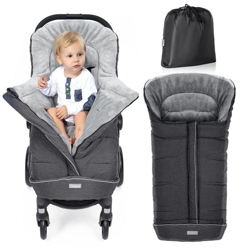 Orzbow Fusssack für Kinderwagen Buggy,Baby Fusssack Schlafsack,Babyfusssack für Babyschale,Winterfus