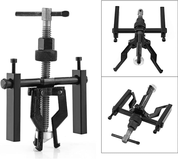3 Backenabzieher, Abzieher für Krallen, Innenabzieher, extern, wendbar, Innenlager für Motorrad, Aut