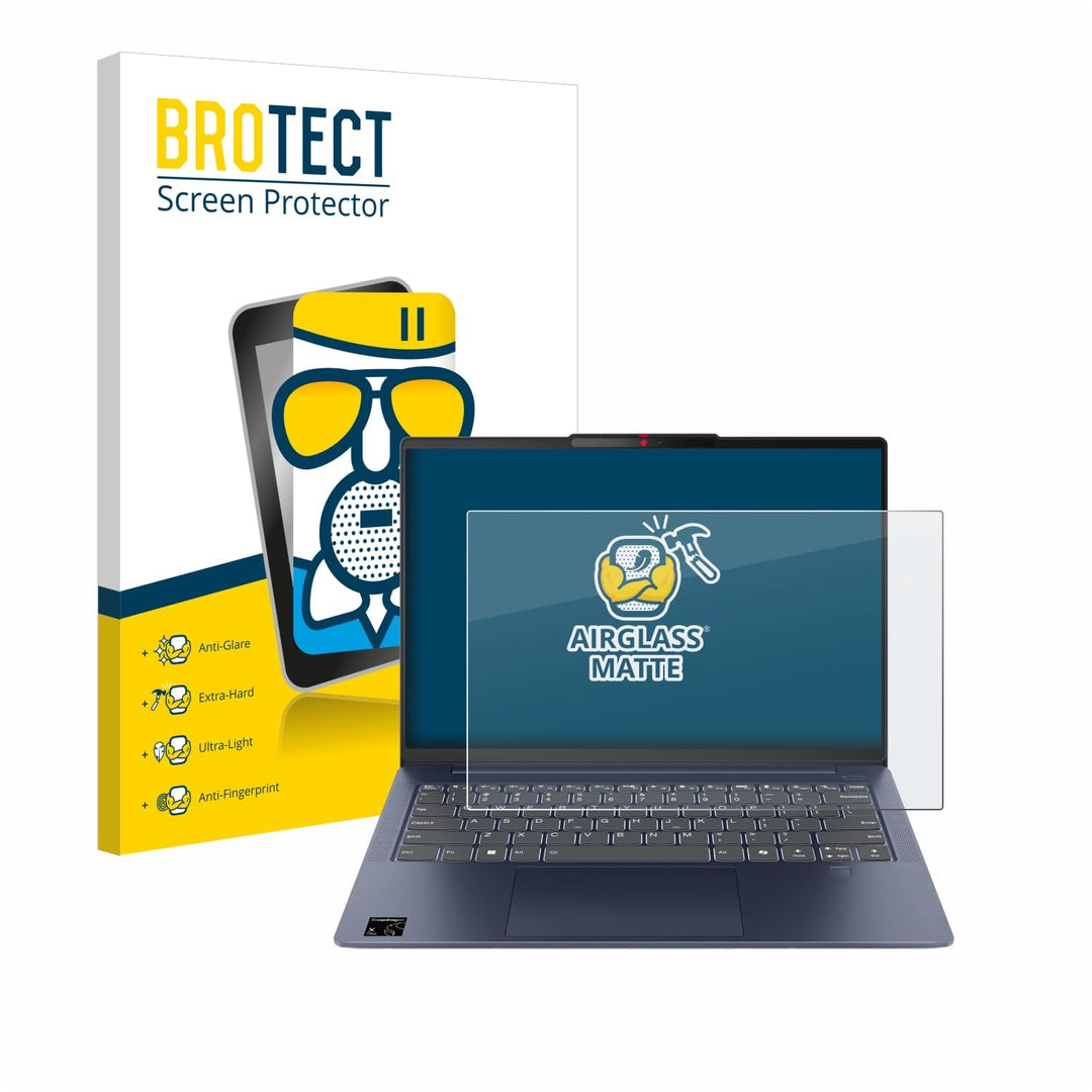 BROTECT Entspiegelungs Schutzglas für Lenovo IdeaPad Slim 5x Gen 9 14" Schutzfolie Panzer Folie Glas
