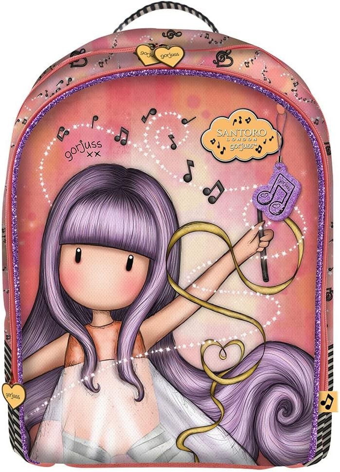 Santoro Jungen M572a Gepolsterter Rucksack (1er Pack) 320x450x135 mm Lachs, 320x450x135 mm Lachs