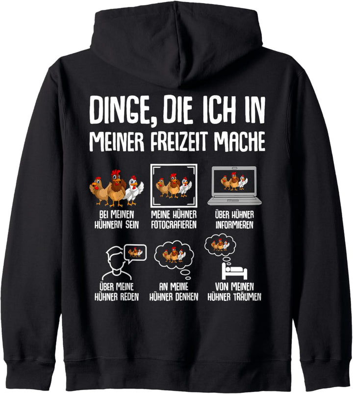 Hühner Landwirt Landwirtin Hühnerbauer Huhn Kapuzenjacke