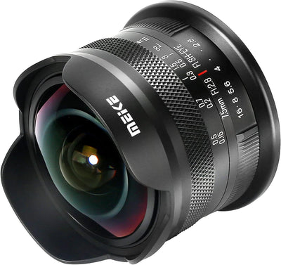Meike 7,5 mm f2.8 Ultra-Weitwinkel-Objektiv für spiegellose Sony E Mount A6400 A5000 A5100 A6000 A61
