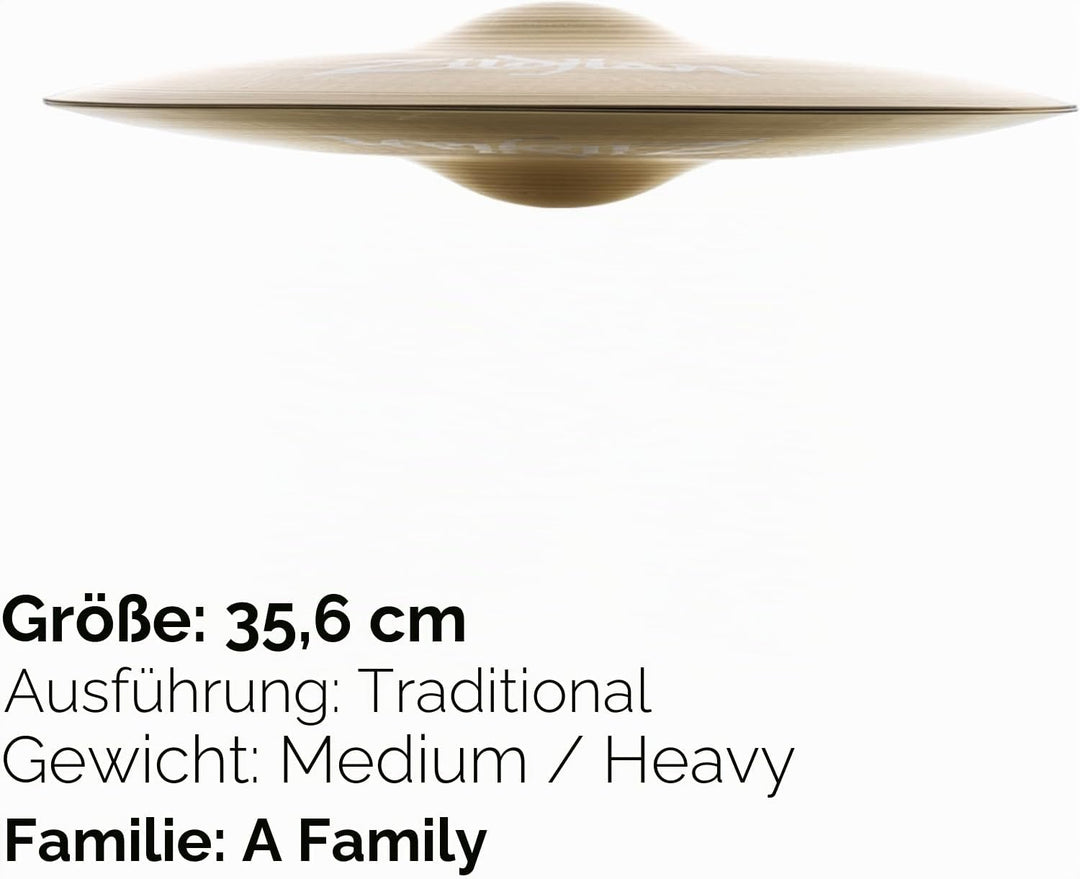 Zildjian A Zildjian Series - 14" New Beat Hi-Hat Cymbals - Pair 14 Zoll Pair, 14 Zoll Pair