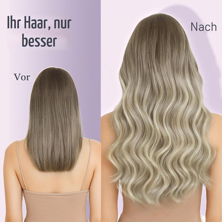 Fshine Tape in Extensions Echthaar 30cm 30g 20 Stücke Haarverlängerung Echthaar Tape in Extensions B
