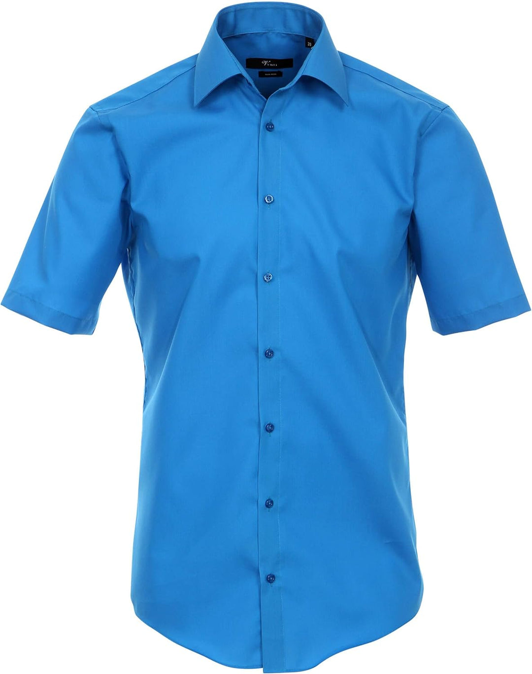 Venti Herren Hemd Halbarm uninah 001620 Modern Fit 35 Grau, 35 Grau