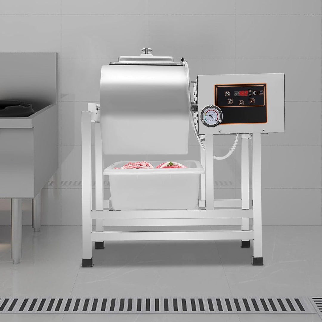 38L Vakuum-Mariniergerät aus Edelstahl bidirektional drehbarer Fleischmischer mit LED-Display einste