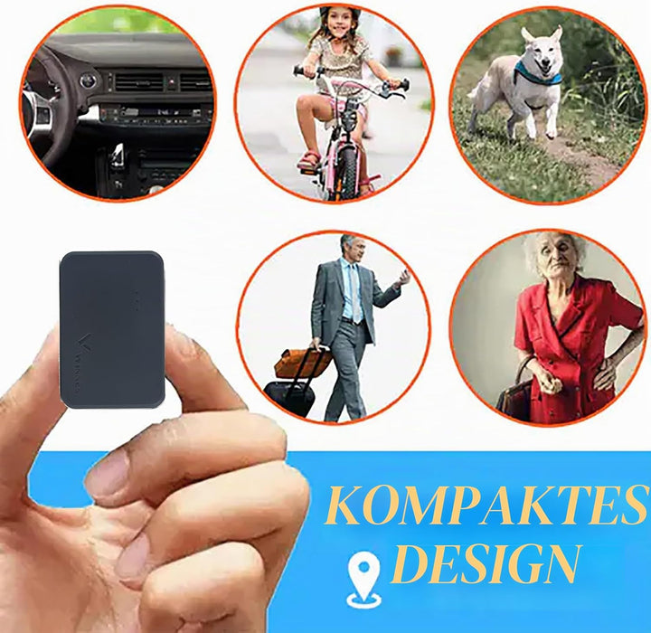Mini GPS Tracker 4G GPS Ortung Echtzeit Tracking GPS Geräte für Auto, Fahrrad, Senioren, Kinder, Mot