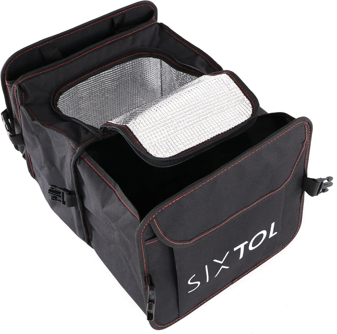 CAR COMPACT 5 THERMO | Kofferraum-Organizer, 5 Fächer, Thermotasche, faltbar | Kofferraumtasche | Zu