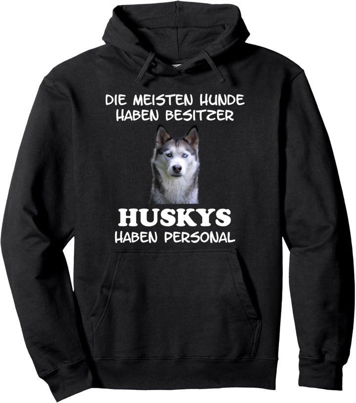 Sibirischer Husky Hund Hunderasse Personal Hund Damen Herren Pullover Hoodie
