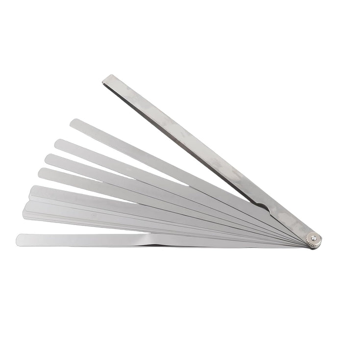 Präzisions Fühlerlehre Set, 300 mm, 17 Klingen aus Edelstahl, 0,02-1,00 mm Metrische Messlehre für S