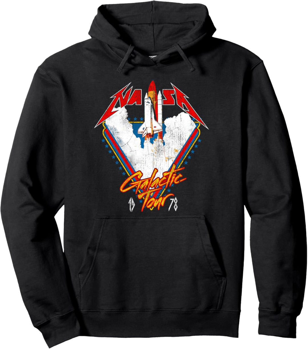 NASA Space Shuttle Galactic Tour 1978 Poster Pullover Hoodie
