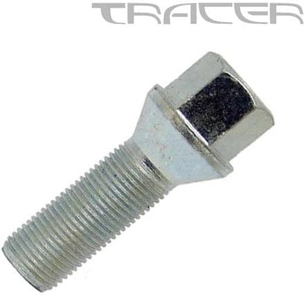 TRACER 20 Radschrauben Radbolzen M12x1,5 28mm Kegelbund kompatibel mit Audi BMW VW Chrysler Citroen