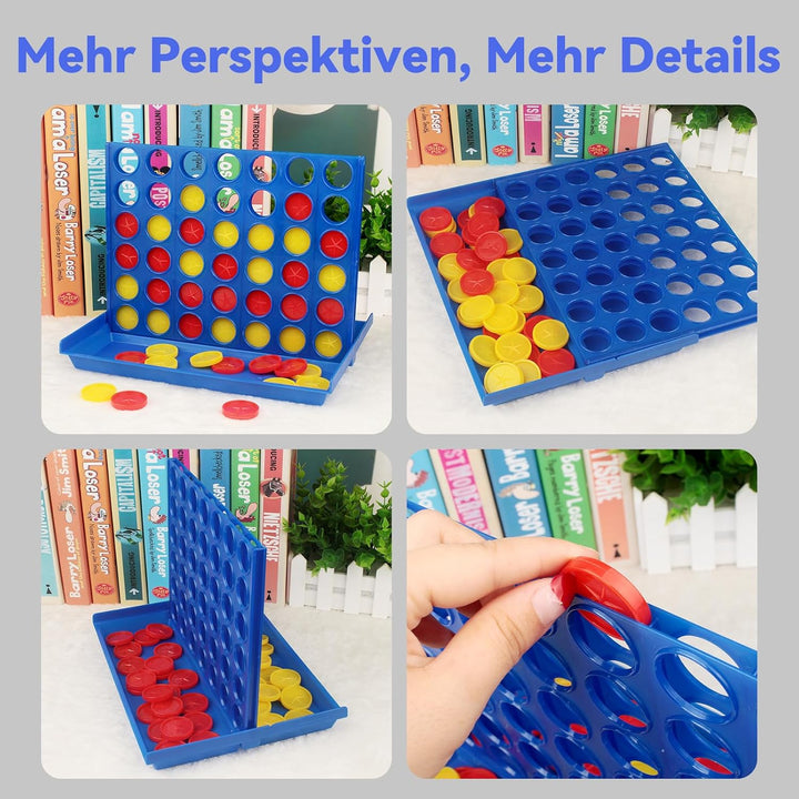 Pup Go Standard-Grösse 4 in Einer Reihe Brettspiele für Kinder ab 3+ Jahren, Mädchen Jungen, Pädagog
