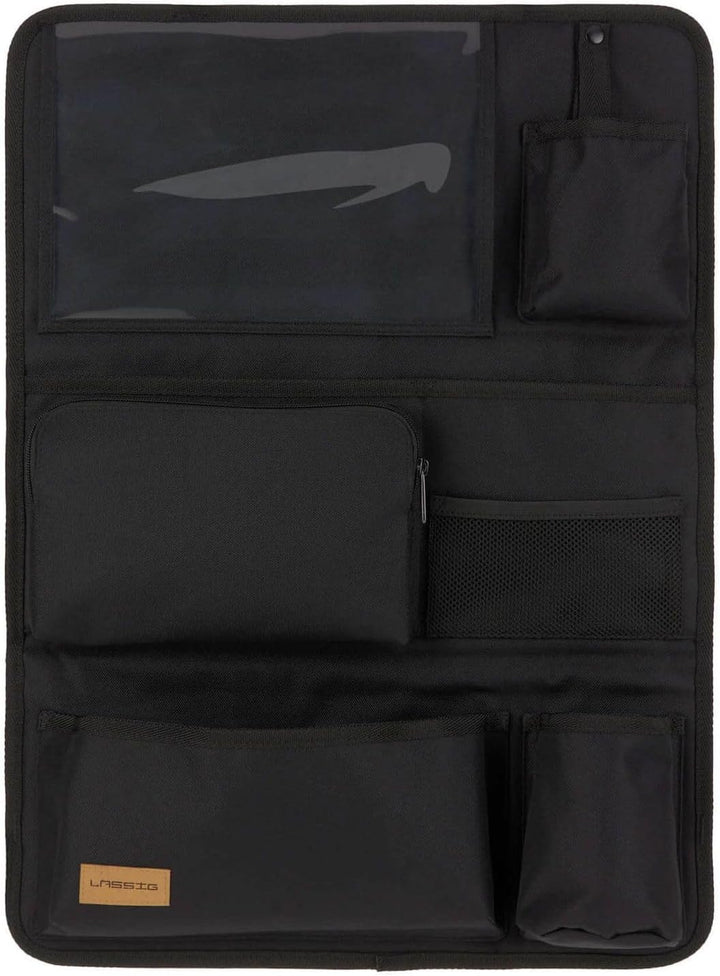 LÄSSIG Autoorganizer Autorücksitzorganizer Rücksitztasche für Auto zum Hängen zusammenklappbar 55 cm