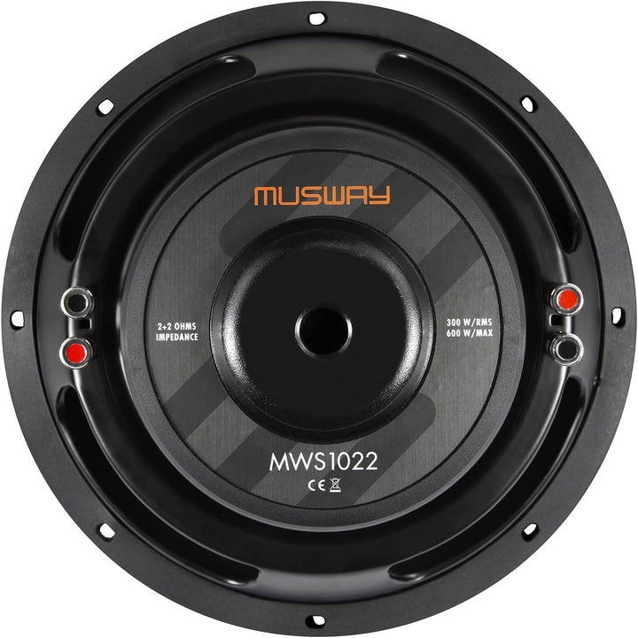 Musway MWS1022 | 10' Flat Subwoofer 10' (25 cm) FLACH Subwoofer