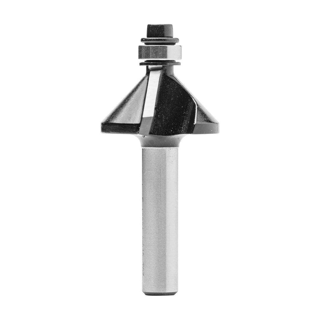 ENT 13821 Fasefräser HW, Schaft (S) 8 mm, Durchmesser (D) 28,6 mm, NL 9 mm, E 45°, SL 32 mm, mit Kug