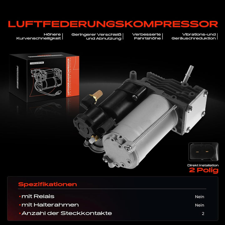 Frankberg Luftfederung Nivearegulierung Kompressor Kompatibel mit R.a.n.g.e R.o.v.e.r III LM 3.0L-5.