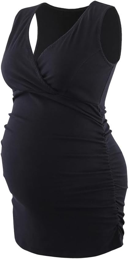 ZUMIY Still-Shirt/Umstandstop, Schwangeres Stillen Nursing Schwangerschaft Top Umstandsmode Unterwäs